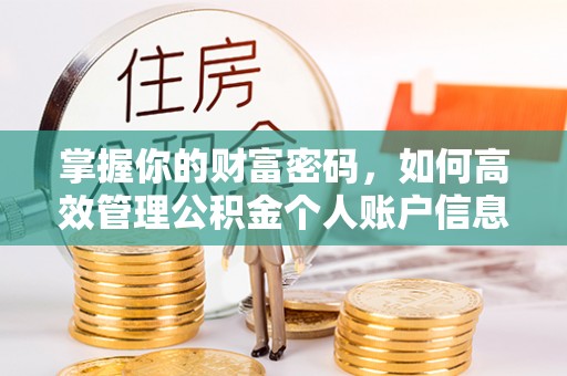 扎兰屯掌握你的财富密码，如何高效管理公积金个人账户信息