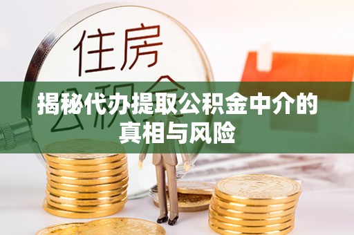 扎兰屯揭秘代办提取公积金中介的真相与风险
