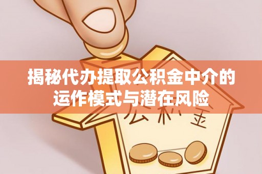 扎兰屯揭秘代办提取公积金中介的运作模式与潜在风险