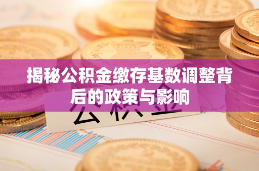 扎兰屯揭秘公积金缴存基数调整背后的政策与影响