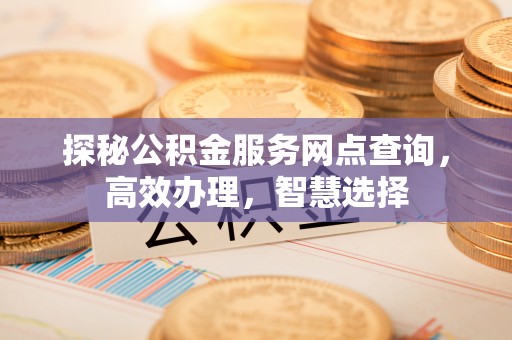 扎兰屯探秘公积金服务网点查询，高效办理，智慧选择