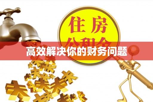 扎兰屯高效解决你的财务问题