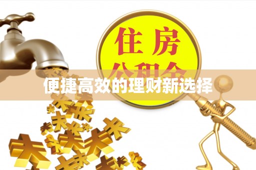 扎兰屯便捷高效的理财新选择